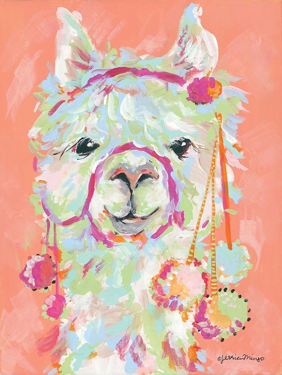 Llama Love Poster Print by Jessica Mingo - Item # VARPDXJM181